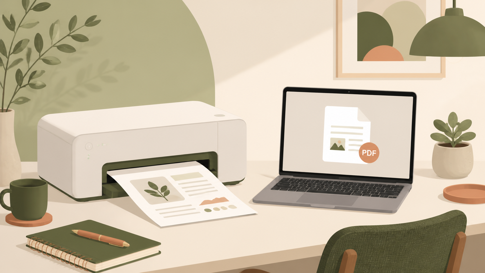 How to Connect and Save Documents as PDF Before Printing on Mac